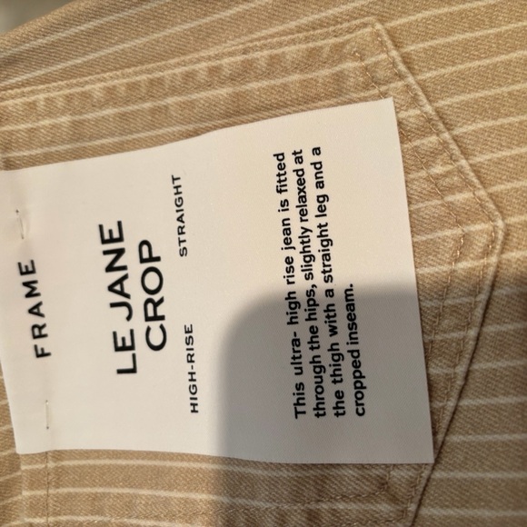 SALE FRAME LE JANE CROP HIGH RISE JEAN - Picture 5 of 10